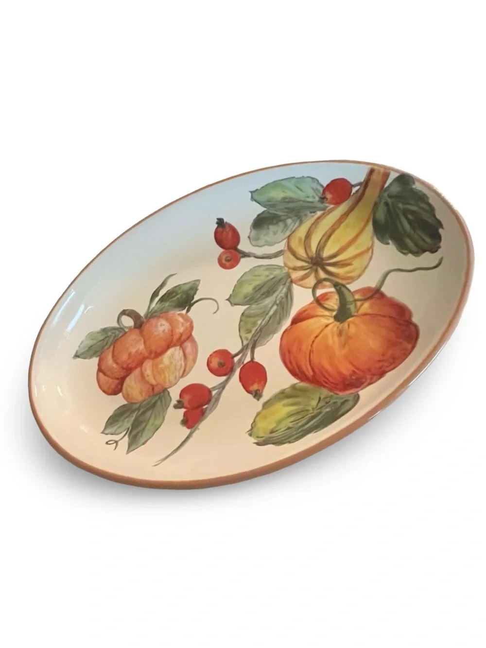 Italian ceramic Serving Platter Ceramica Mendichi Autumn Dinnerware
